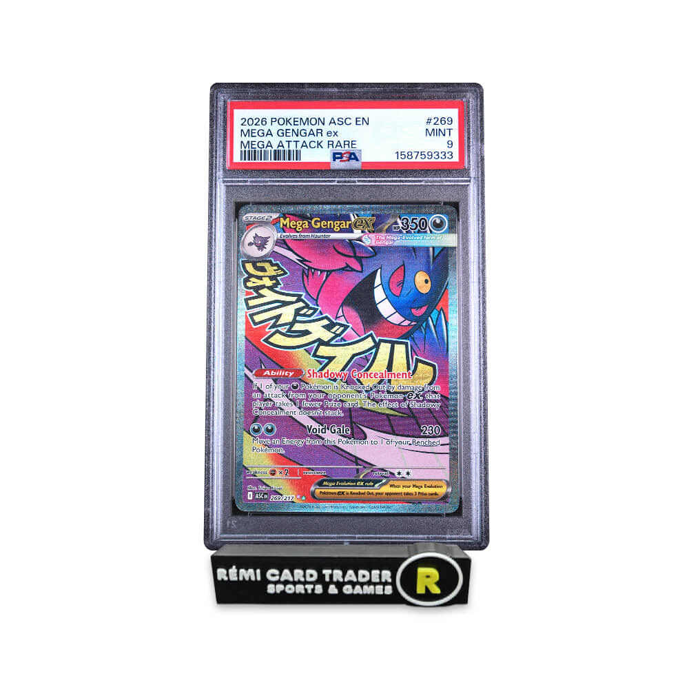 POKÉMON 2026 MEGA GENGAR EX (ASCENDED HEROES) #269 PSA MINT 9