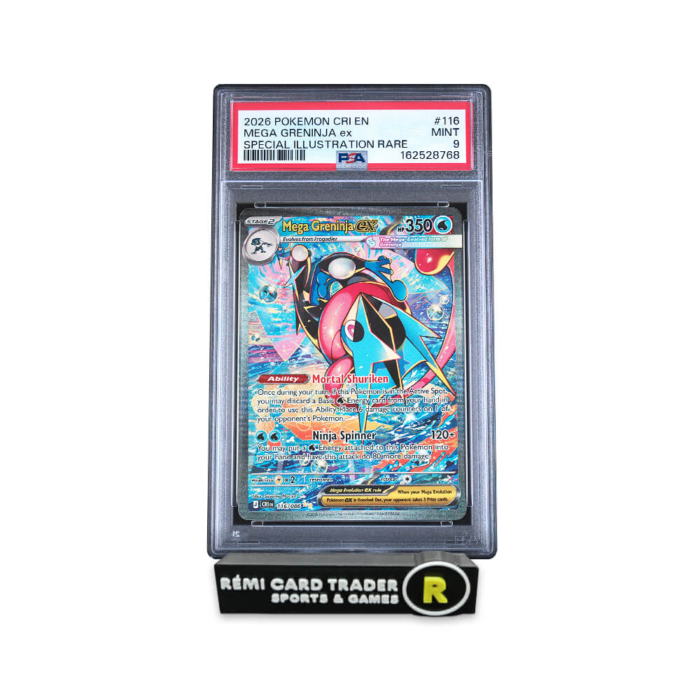POKÉMON 2026 MEGA GRENINJA EX (CHAOS RISING) #116 PSA MINT 9