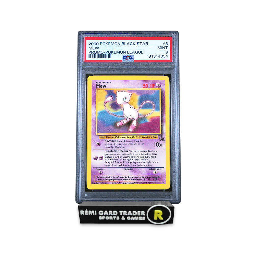 POKÉMON 2000 MEW (BLACK STAR PROMO POKEMON LEAGUE) #8 PSA MINT 9