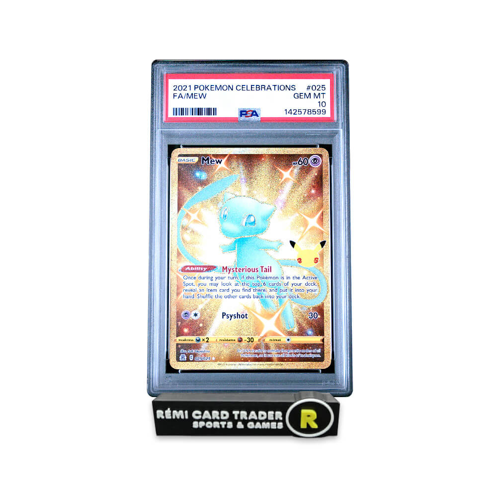 POKÉMON 2021 MEW (CELEBRATIONS) #025 PSA GEM MT 10