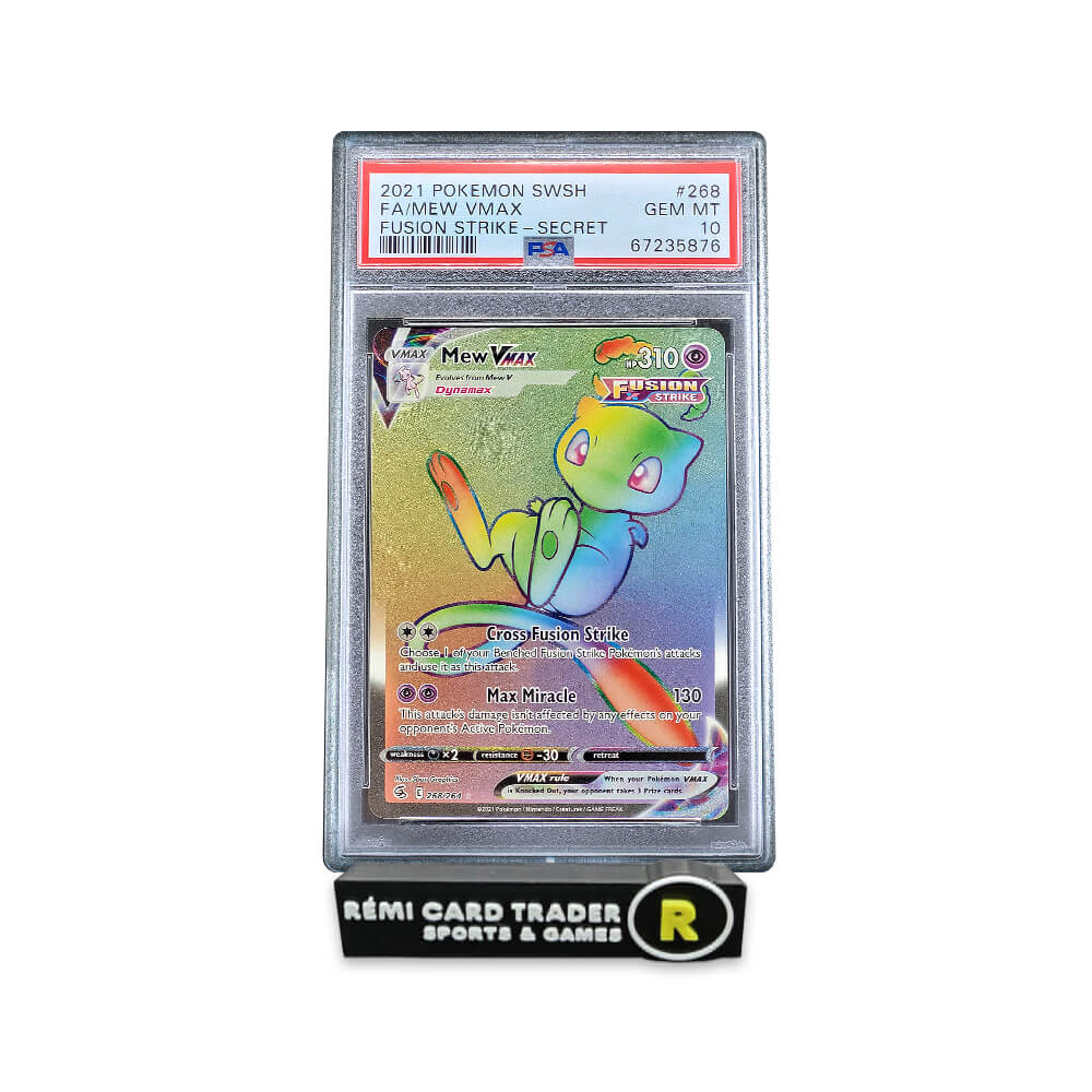 POKÉMON 2021 MEW VMAX (FUSION STRIKE) #268 PSA GEM MT 10