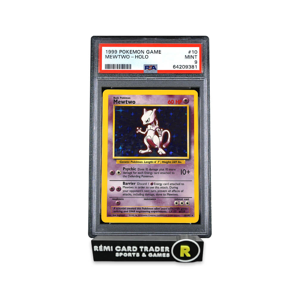 POKÉMON 1999 MEWTWO (POKEMON GAME) #10 PSA MINT 9