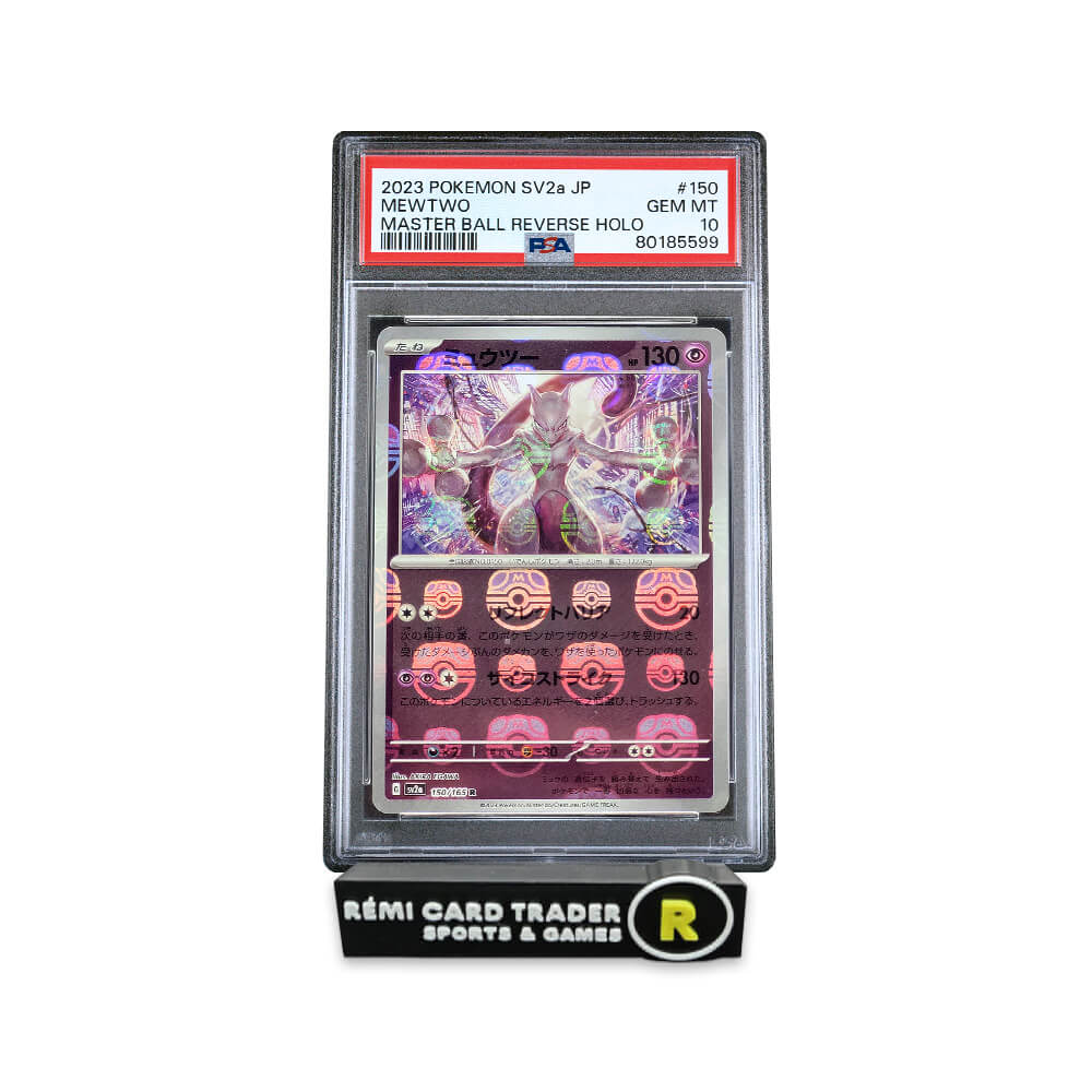 POKÉMON 2023 MEWTWO MASTER BALL (JAPANESE POKEMON CARD 151) #150 PSA GEM MT 10