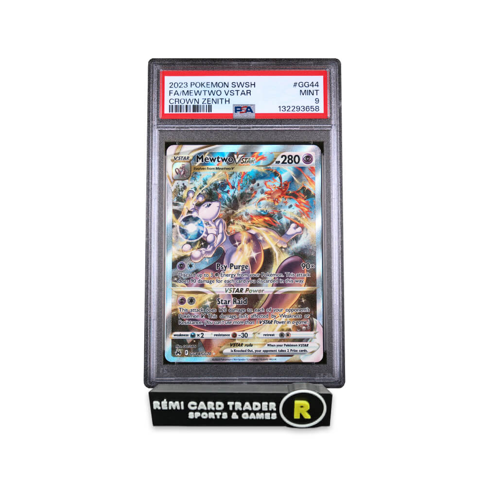 POKÉMON 2023 MEWTWO VSTAR (CROWN ZENITH) #GG44 PSA MINT 9