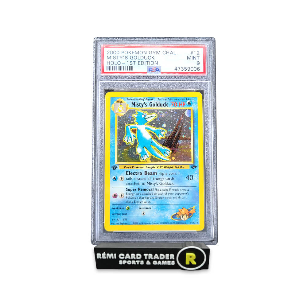 POKÉMON 2000 MISTY'S PSYDUCK (GYM CHALLENGE 1ST EDITION) #12 PSA MINT 9
