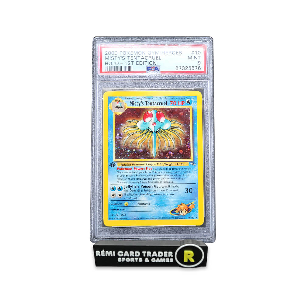 POKÉMON 2000 MISTY'S TENTACRUEL (GYM HEROES 1ST EDITION) #10 PSA MINT 9