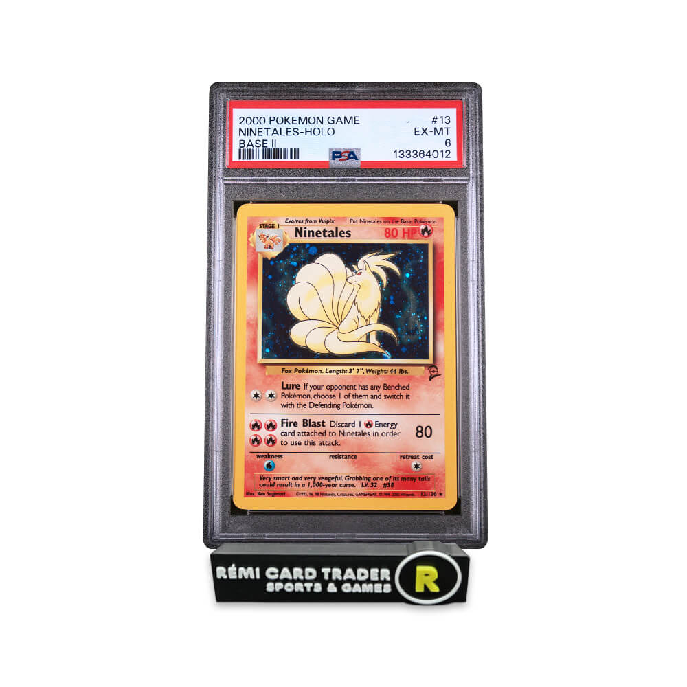 POKÉMON 2000 NINETALES (POKEMON GAME BASE II) #13 PSA EX-MT 6