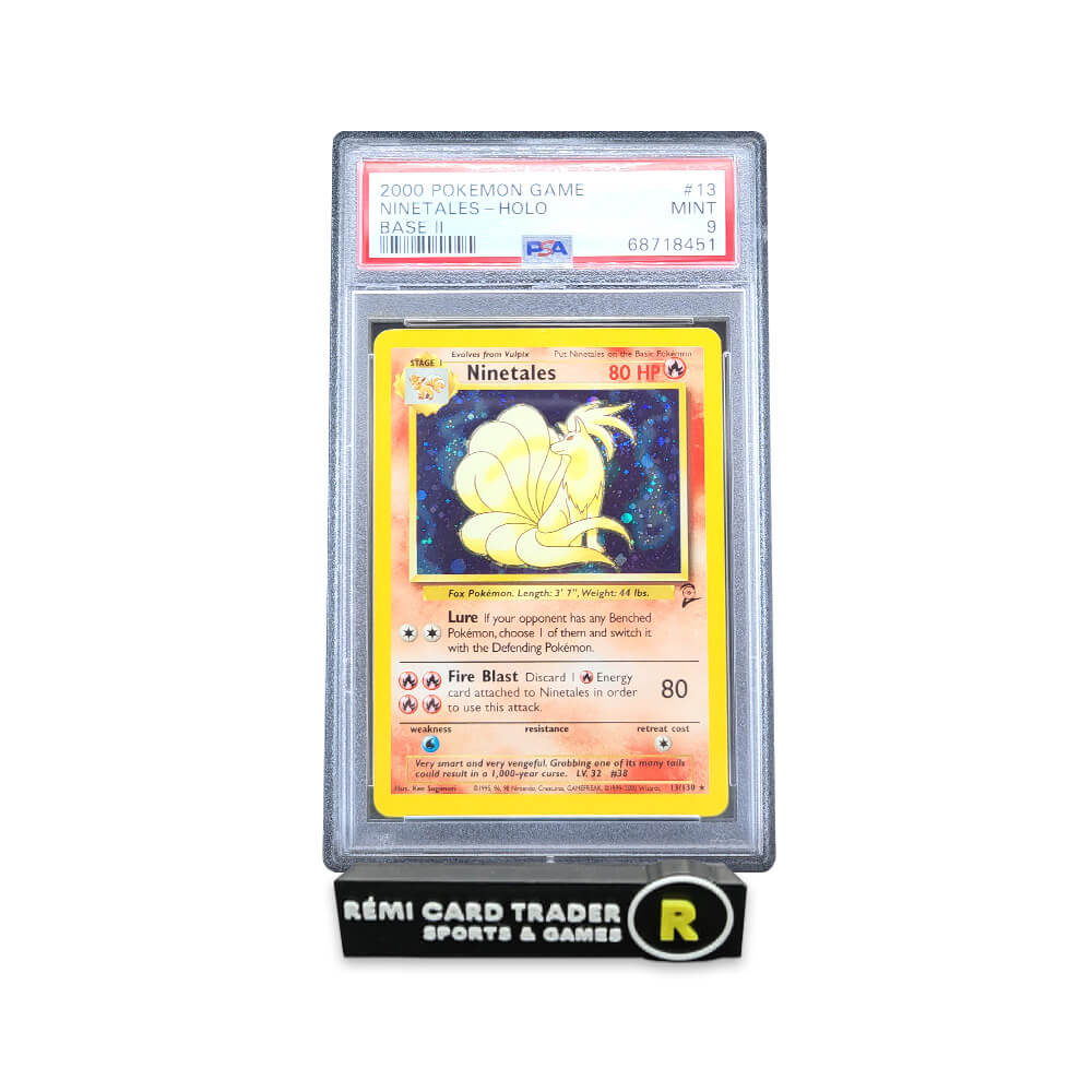 POKÉMON 2000 NINETALES (POKEMON GAME BASE II) #13 PSA MINT 9