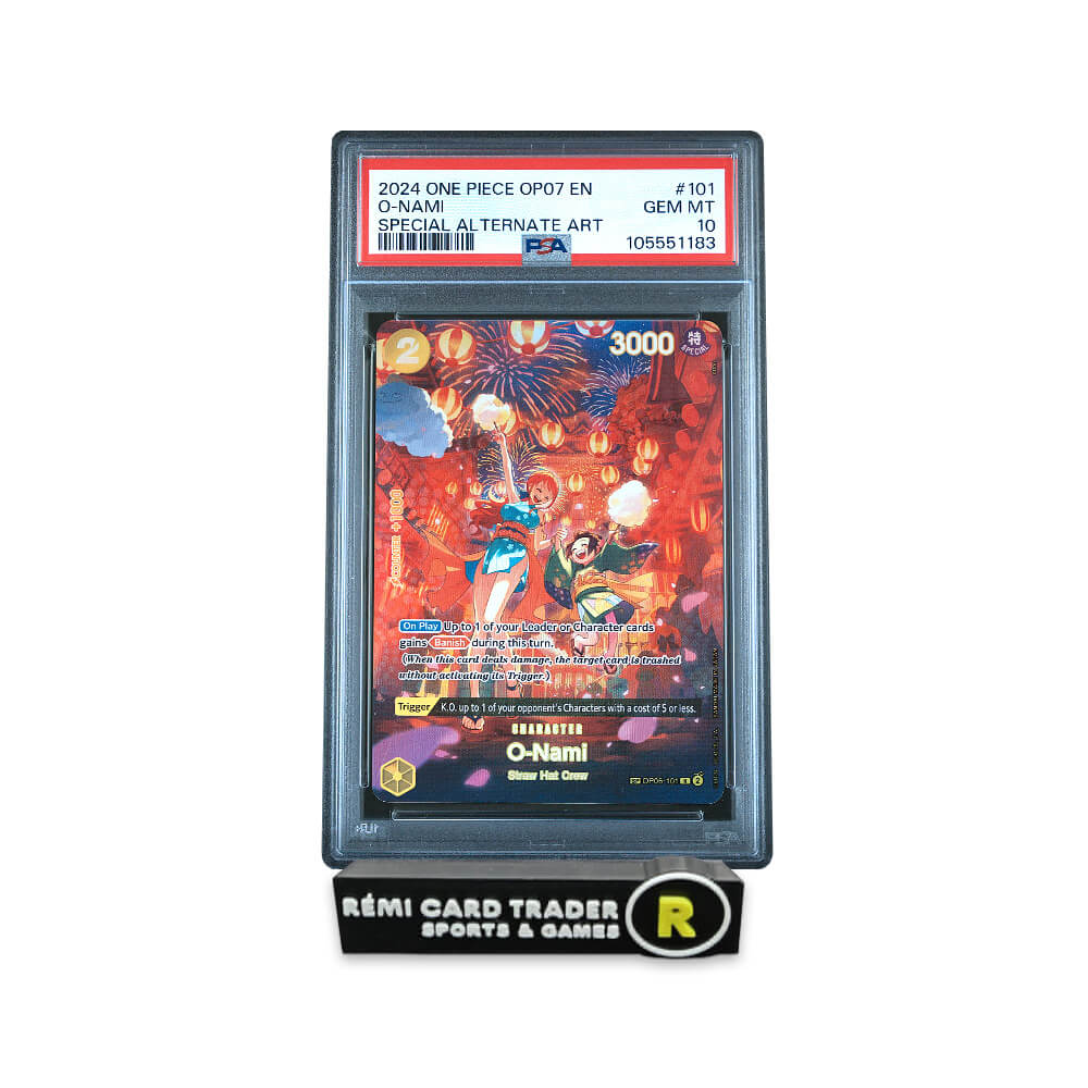 2024 One Piece O-Nami (OP07 500 YEARS IN THE FUTURE) #101 PSA GEM MT 10