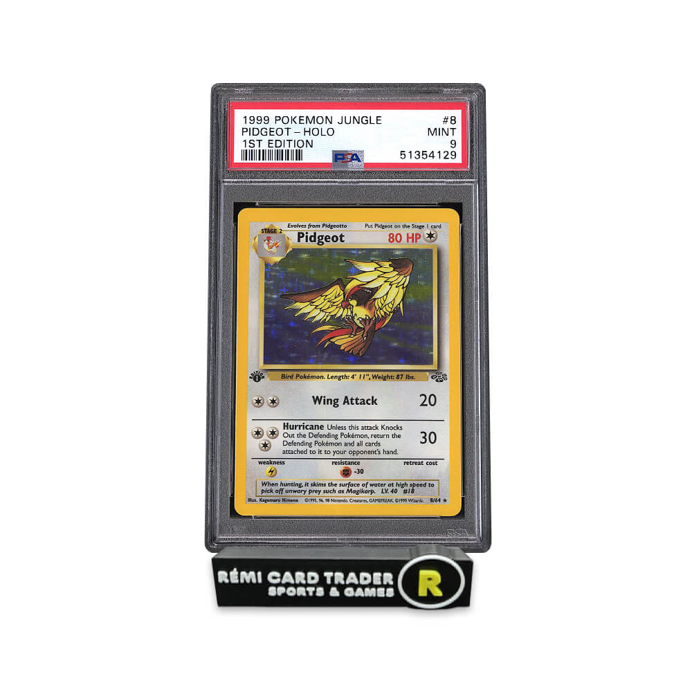 POKÉMON 1999 PIDGEOT (JUNGLE 1ST EDITION) #8 PSA MINT 9