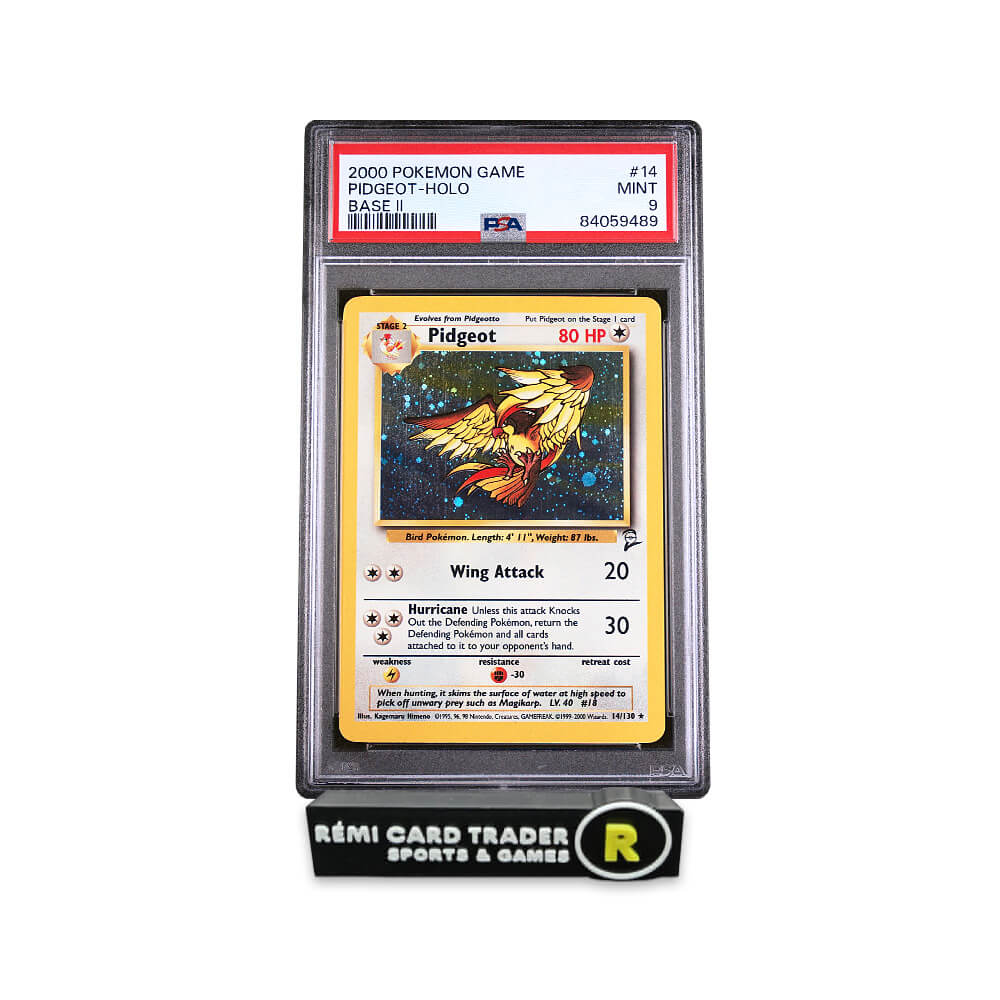 POKÉMON 2000 PIDGEOT (POKEMON GAME BASE II) #14 PSA MINT 9