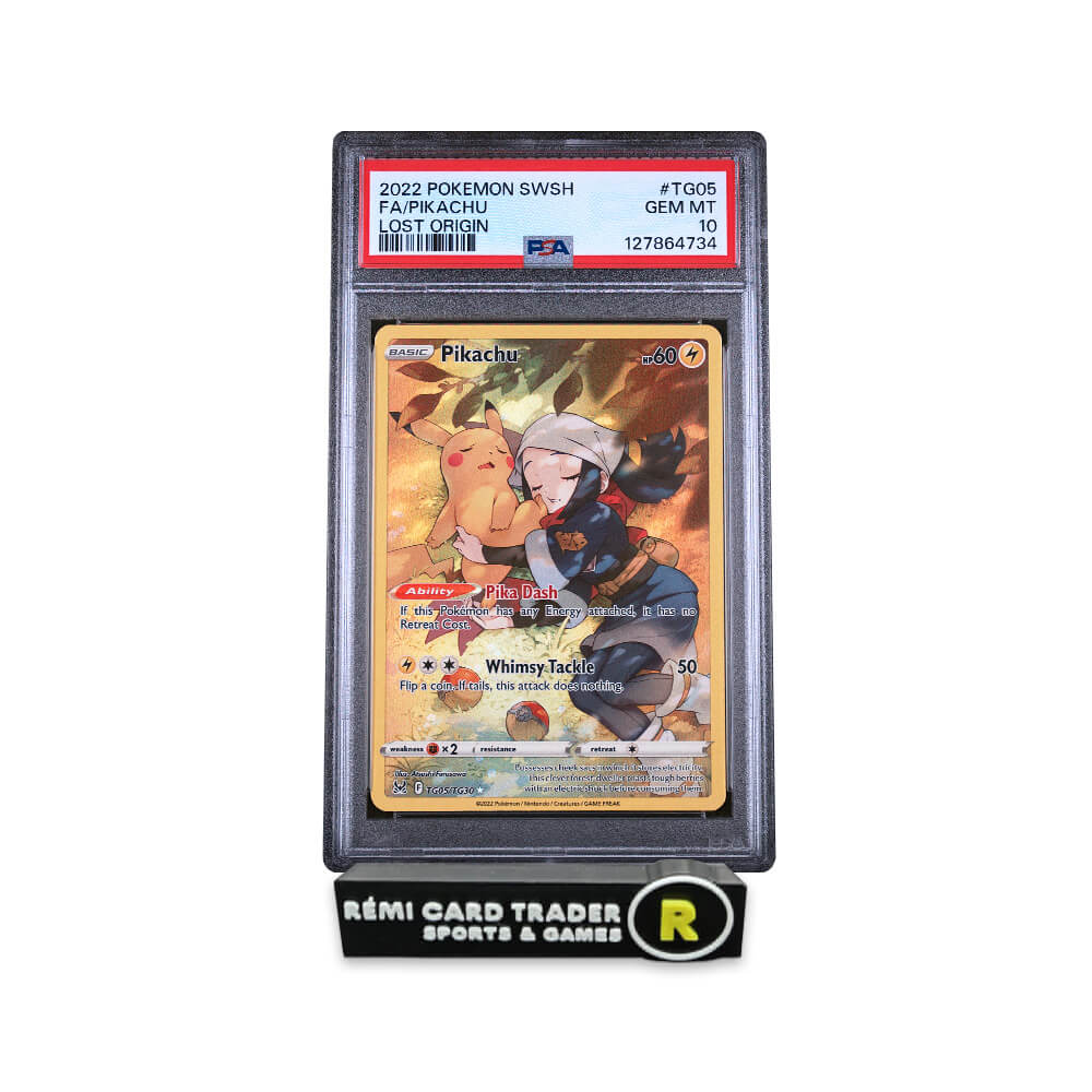 POKÉMON 2022 PIKACHU (LOST ORIGIN) #TC05 PSA GEM MT 10