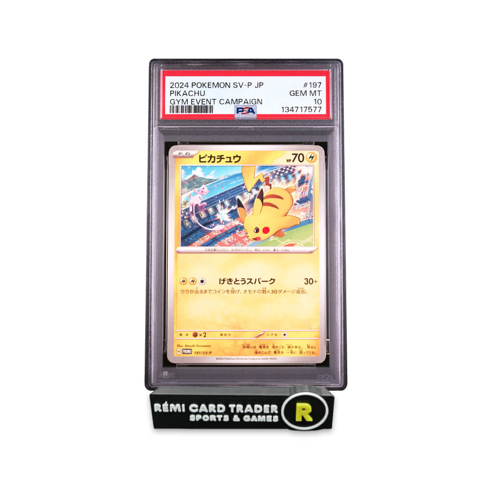 POKÉMON 2024 PIKACHU (GYM EVENT CAMPAIGN) #197 PSA GEM MT 10