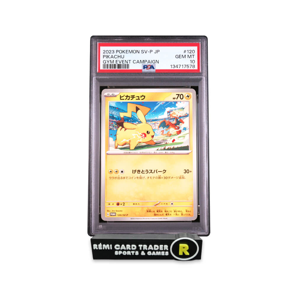 POKÉMON 2023 PIKACHU (GYM EVENT CAMPAIGN) #120 PSA GEM MT 10