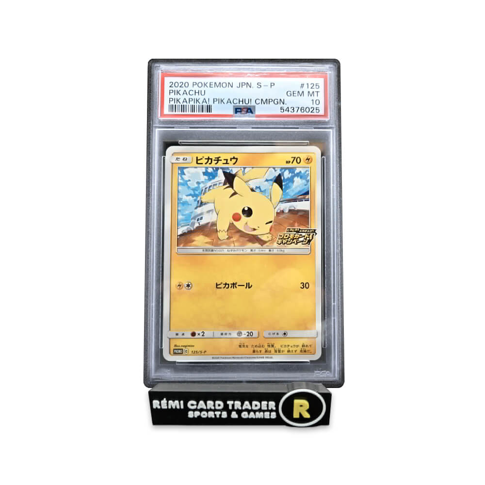 POKÉMON 2020 PIKACHU (POKEMON JAPANESE S PROMO) #125 PSA GEM MT 10