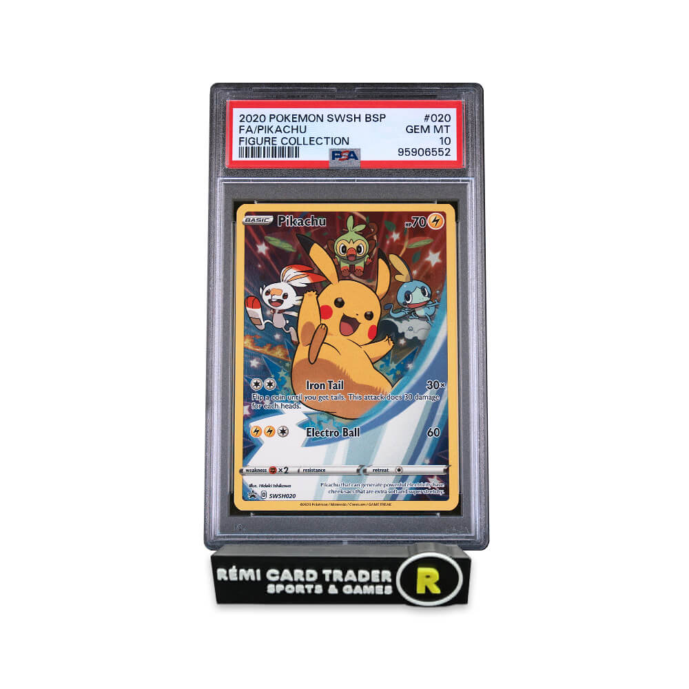 POKÉMON 2020 PIKACHU (BLACK STAR PROMO) #020 PSA GEM MT 10