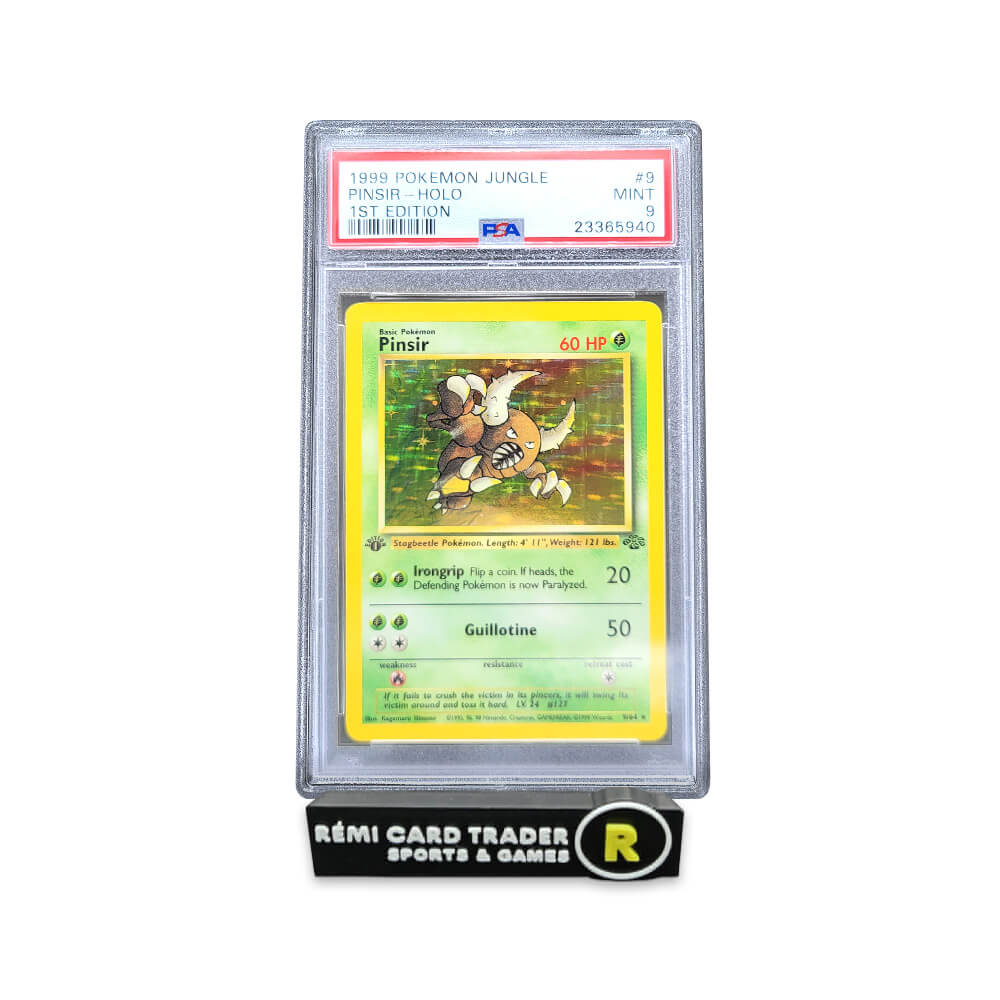 POKÉMON 1999 PINSIR (JUNGLE 1ST EDITION) #9 PSA MINT 9
