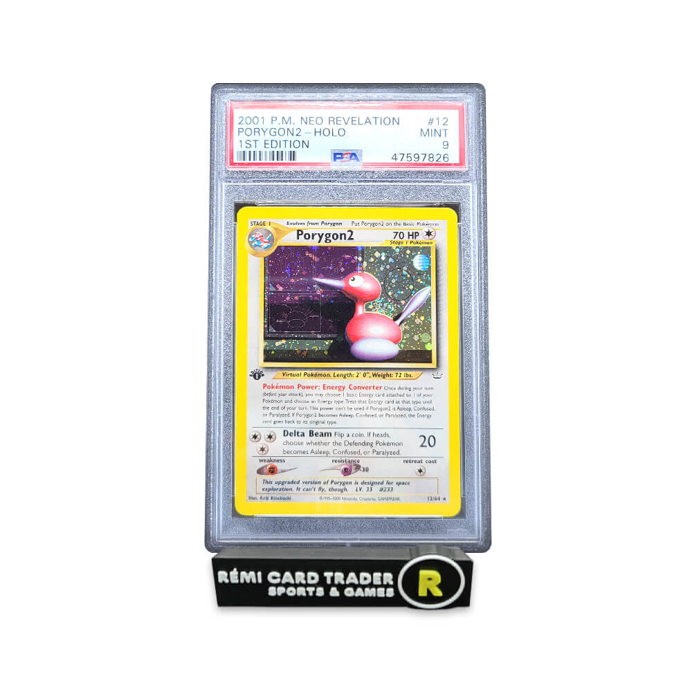 POKÉMON 2001 PORYGON2 (NEO REVELATION 1ST EDITION) #12 PSA MINT 9