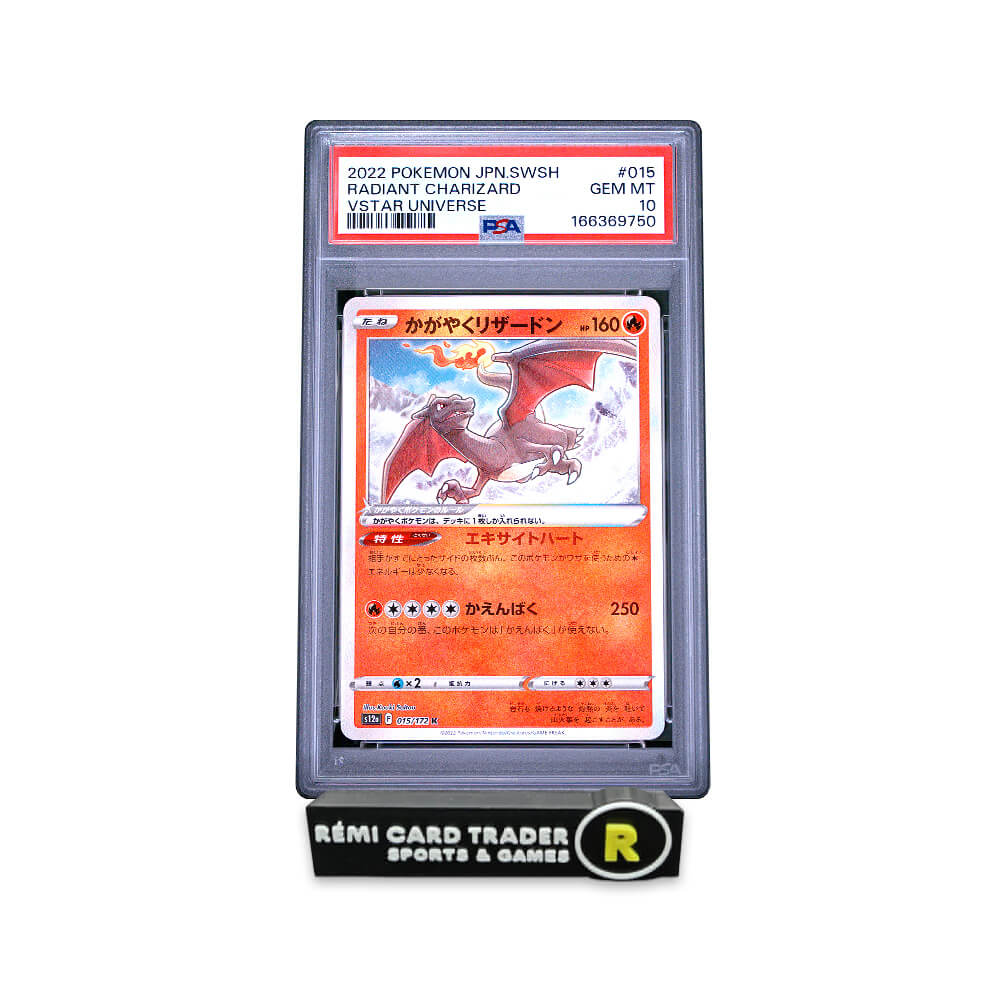 POKÉMON 2022 RADIANT CHARIZARD (JAPANESE VSTAR UNIVERSE) #015 PSA GEM MT 10