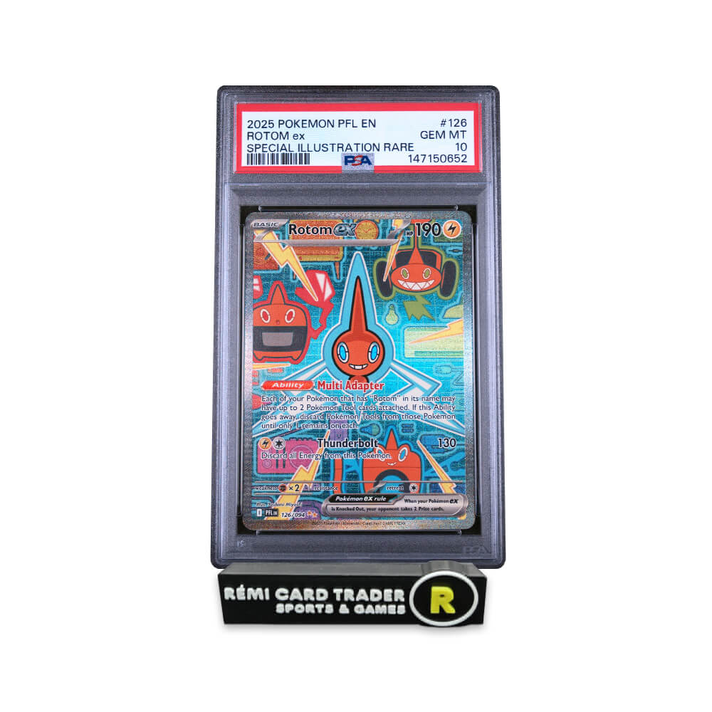 POKÉMON 2025 ROTOM EX (PHANTASMAL FLAMES) #126 PSA GEM MT 10