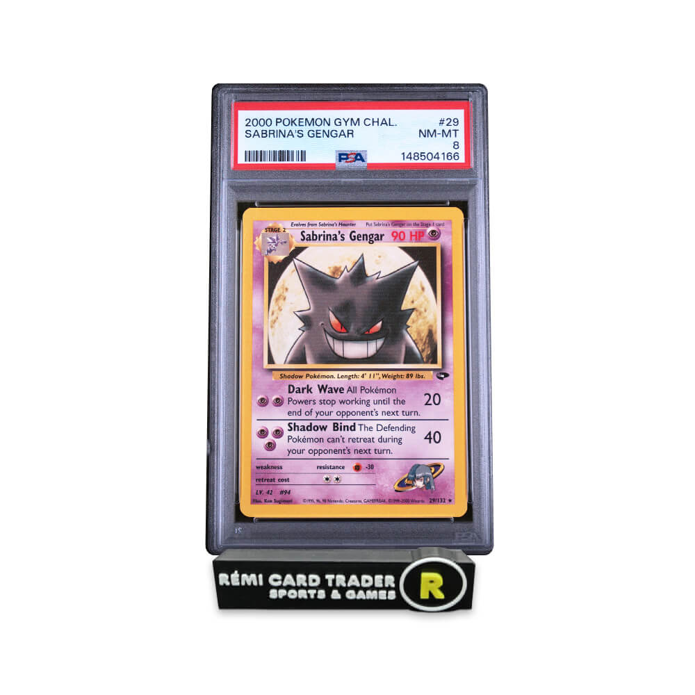 POKÉMON 2000 SABRINA'S GENGAR (POKEMON GYM CHALLENGE) #29 PSA NM-MT 8