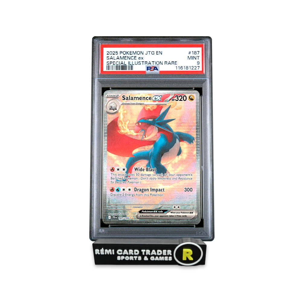 POKÉMON 2025 SALAMENCE EX (JOURNEY TOGETHER) #187 PSA MINT 9