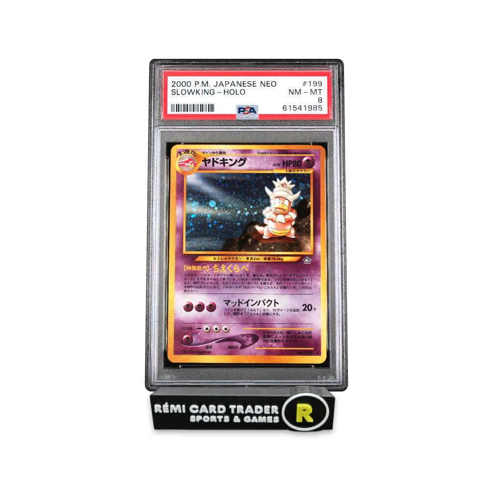 POKÉMON 2000 SLOWKING (JAPANESE NEO) #199 PSA NM-MT 8