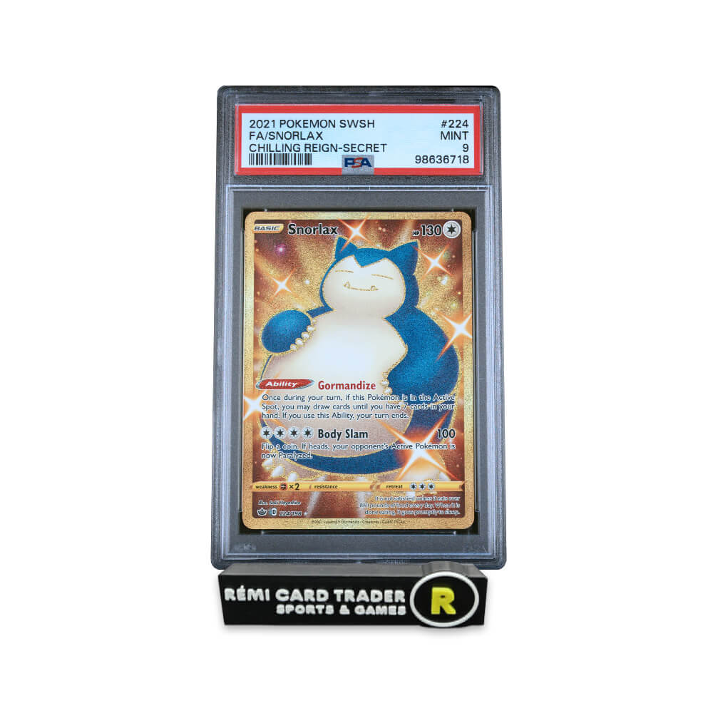 POKÉMON 2021 SNORLAX (CHILLING REIGN) #224 PSA MINT 9