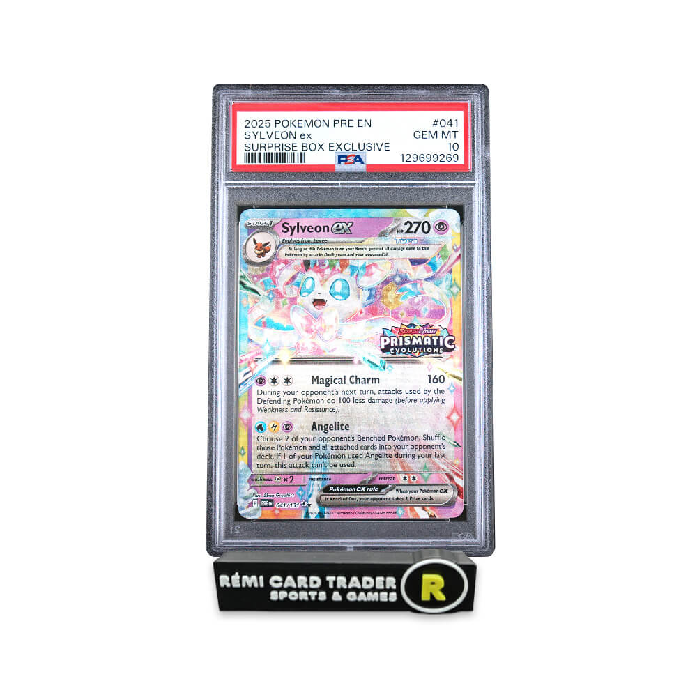 POKÉMON 2025 SYLVEON EX (PRISMATIC EVOLUTIONS) #041 PSA GEM MT 10