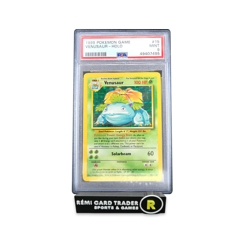 POKÉMON 1999 VENUSAUR (POKEMON GAME) #15 PSA MINT 9