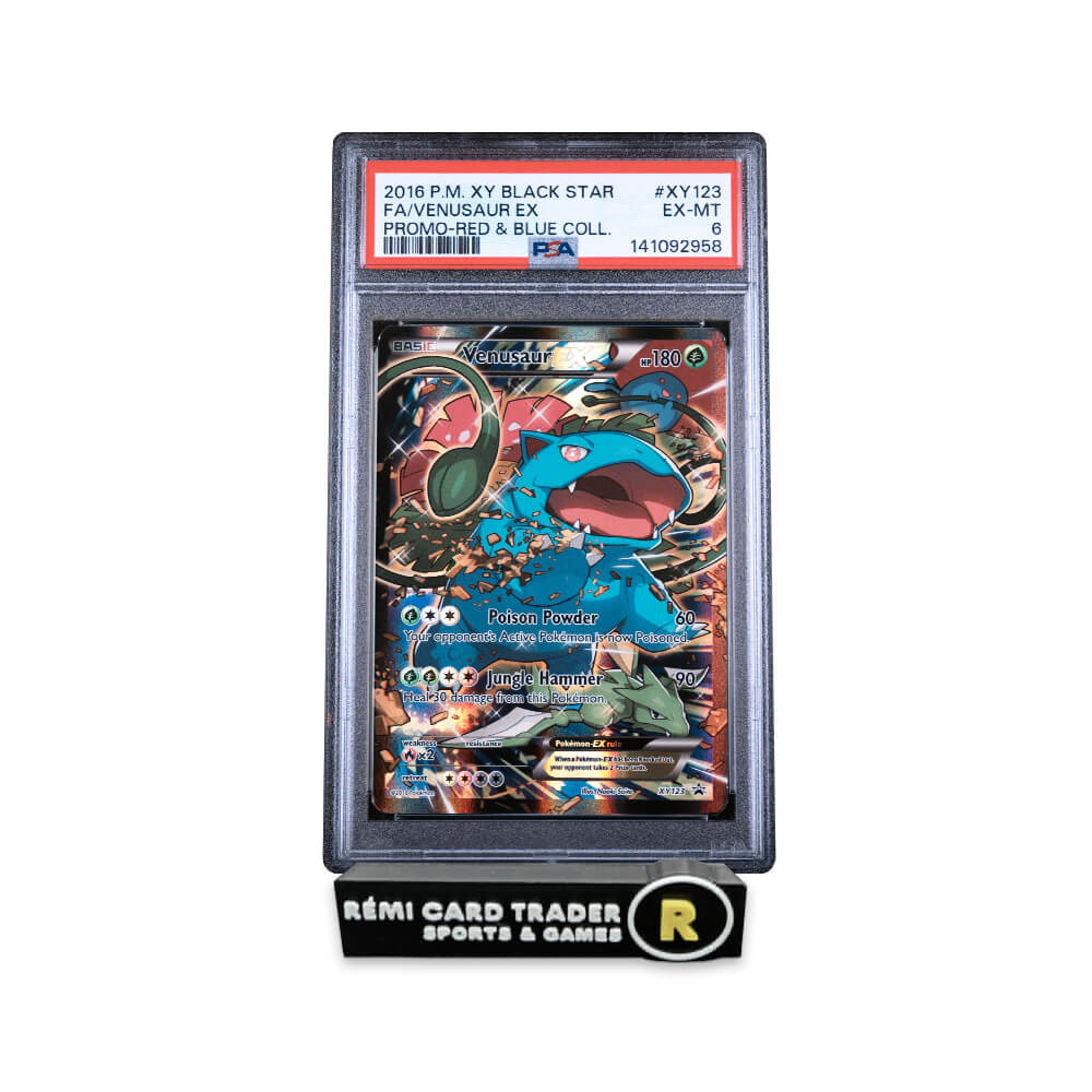 POKÉMON 2016 VENUSAUR EX (XY BLACK STAR PROMO) #XY123 PSA EX-MT 6