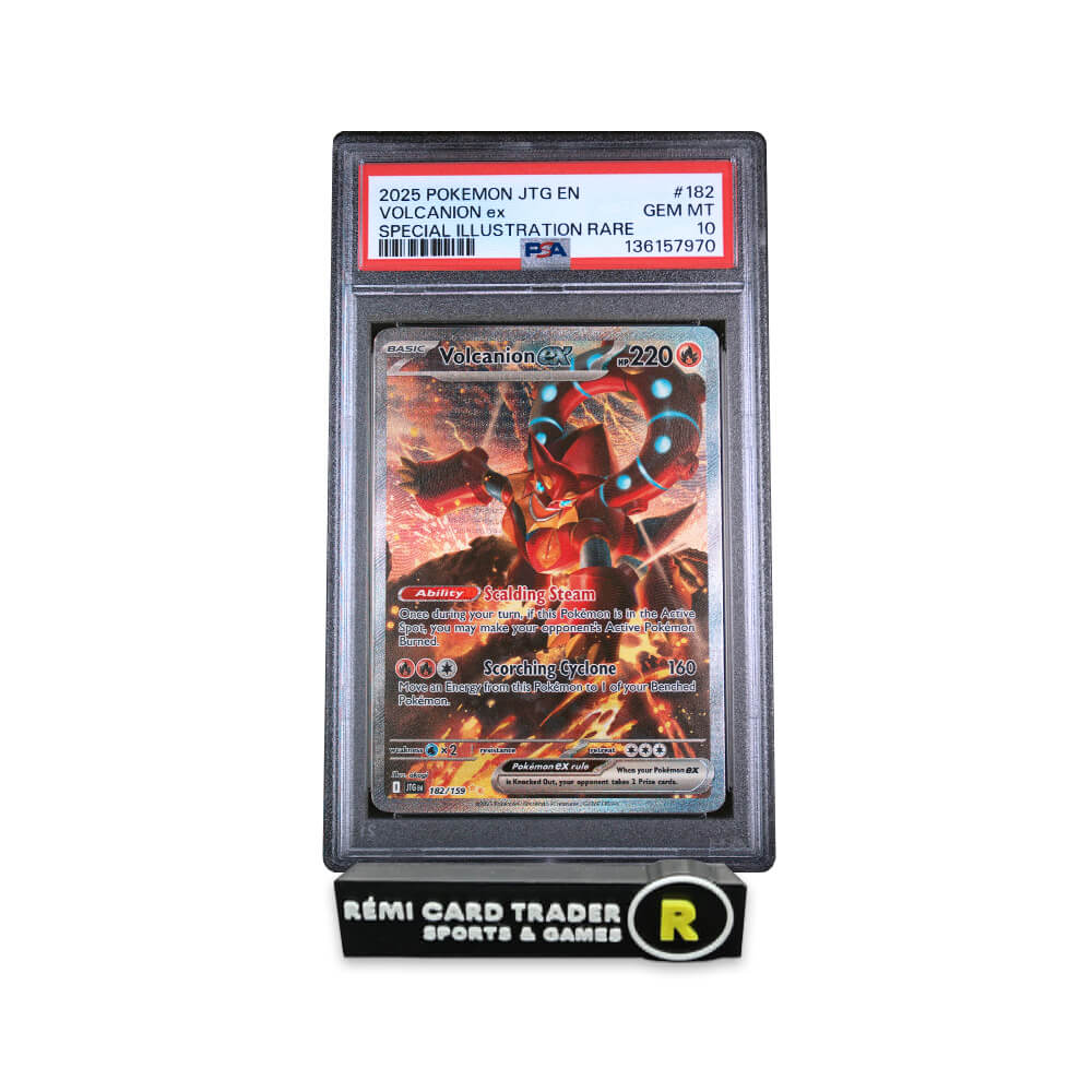 POKÉMON 2025 VOLCANION EX (JOURNEY TOGETHER) #182 PSA GEM MT 10
