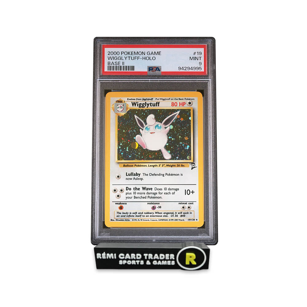 POKÉMON 2000 WIGGLYTUFF (POKEMON GAME BASE II) #19 PSA MINT 9