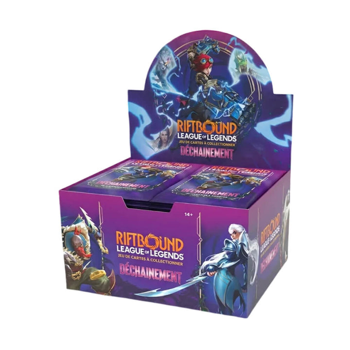 (Français) Riftbound - League Of Legends TCG Déchaînement - Présentoir de boosters