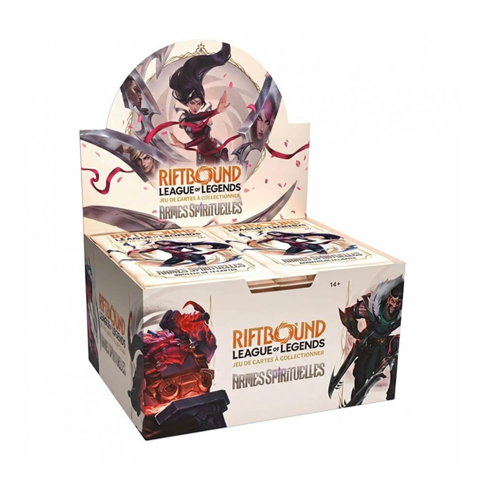 (Français) Riftbound - League Of Legends TCG Armes Spirituelles - Présentoir de boosters