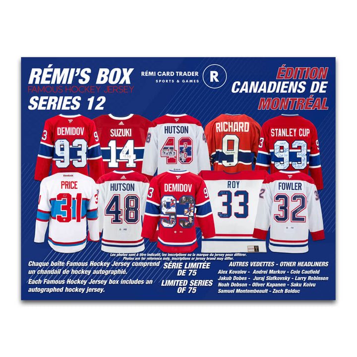 Rémi's Box Famous Hockey Jersey Series 12 (Édition Canadiens de Montréal)