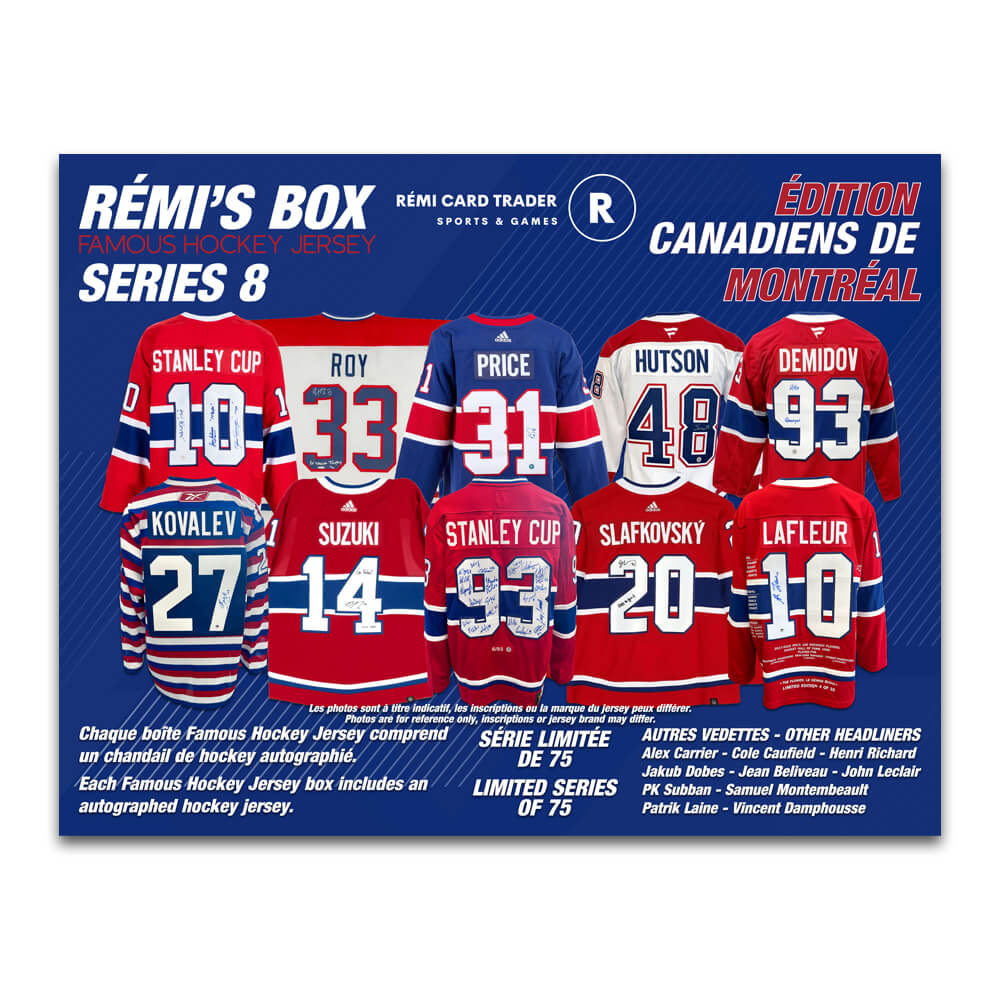 Rémi's Box Famous Hockey Jersey Series 8 (Édition Canadiens de Montréal)