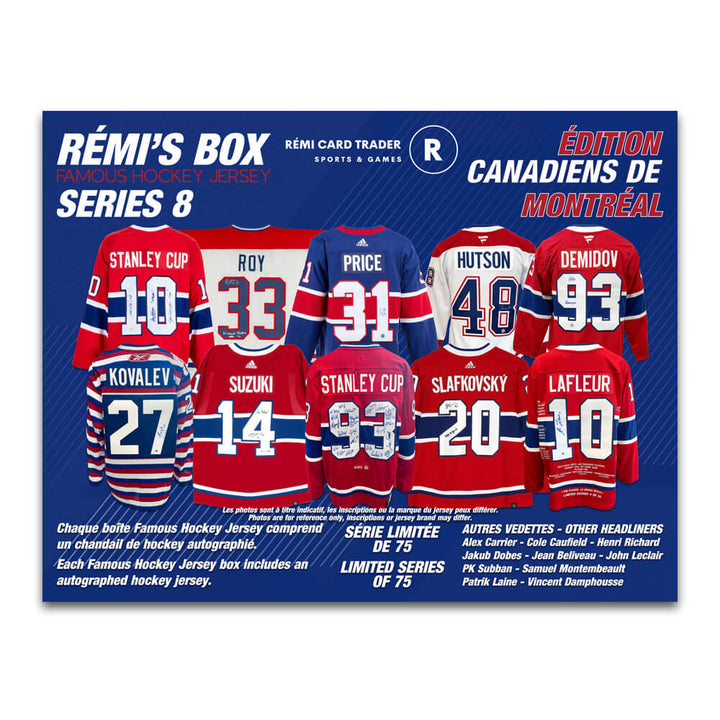 Rémi's Box Famous Hockey Jersey Series 8 (Édition Canadiens de Montréal)