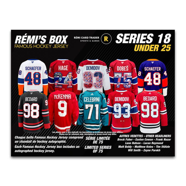 Rémi's Box Famous Hockey Jersey Series 18 - Under 25
