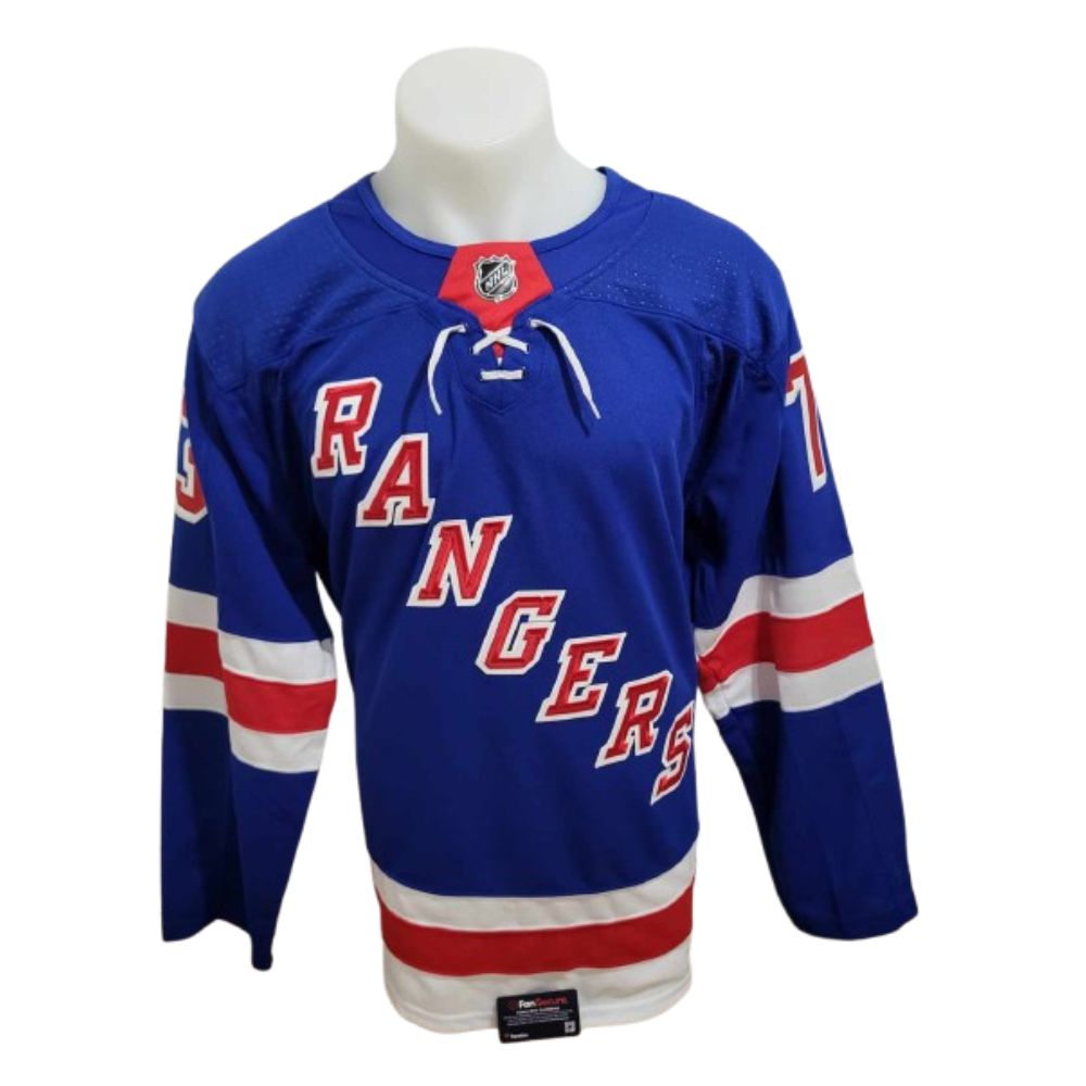 Chandail Officiel Autographié Adidas - Matthew Rempe bleu