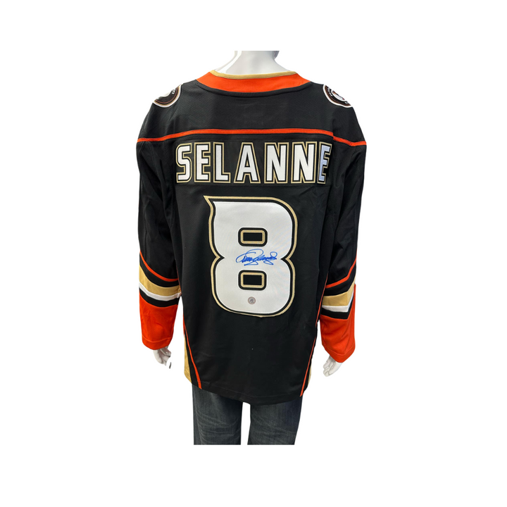 Official Autographed Fanatics Jersey - Teemu Selanne