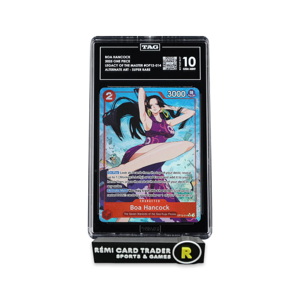 ONE PIECE 2025 BOA HANCOCK (OP12 LEGACY OF THE MASTER) #014 TAG GEM MINT 10