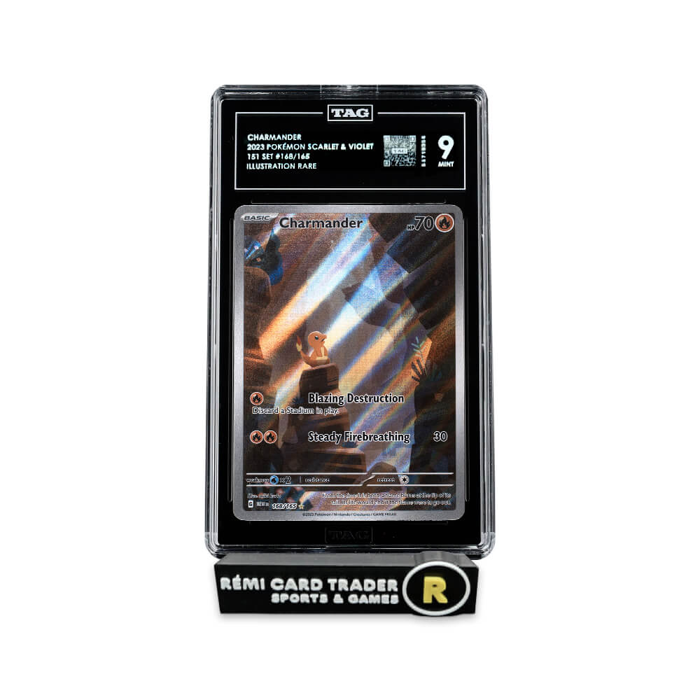 POKÉMON 2023 CHARMANDER (151) #168 TAG MINT 9
