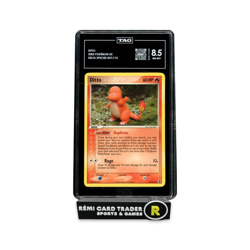 POKÉMON 2005 DITTO (DELTA SPECIES) #37 TAG NM MT+ 8.5