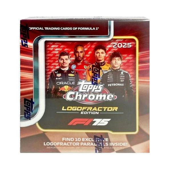 2025 Topps Chrome Formula 1 Racing Logofractor Box