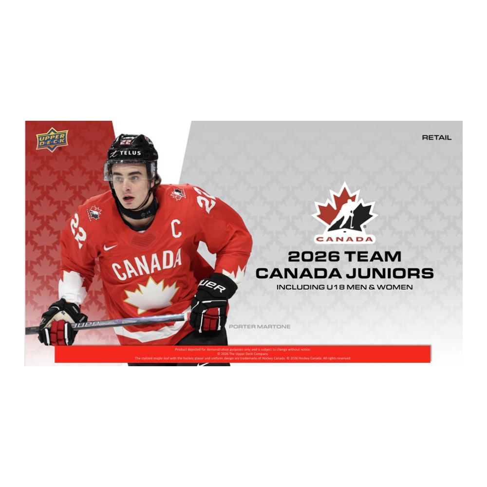 2026 Upper Deck Team Canada Juniors Hockey Blaster Box