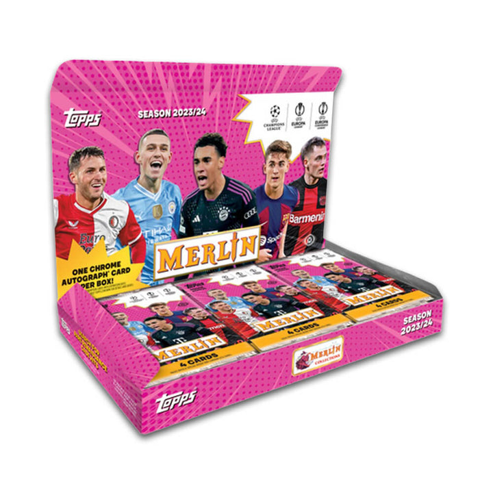 2023-24 Topps Merlin UEFA Club Competitions Hobby Box