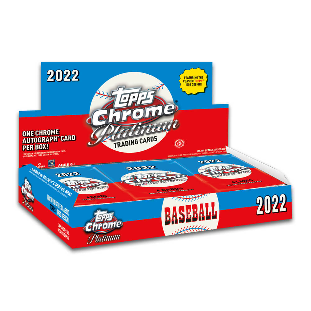 2022 Topps Chrome Platinum Anniversary Hobby Box