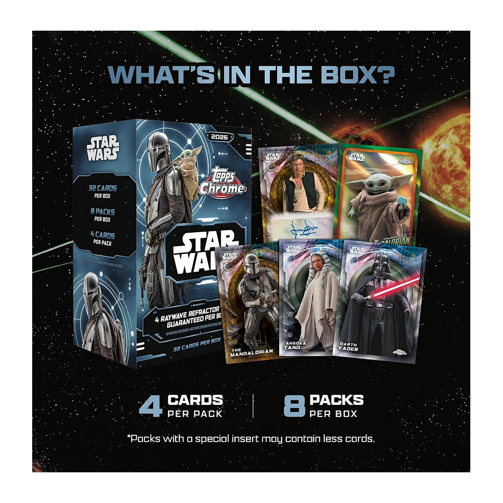 2026 Topps Chrome Star Wars Value Box
