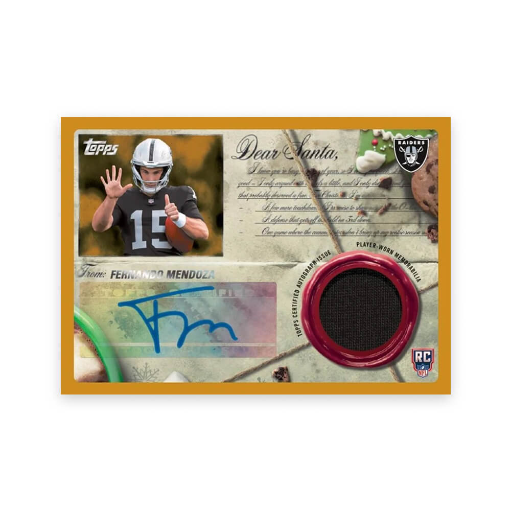 2026 Topps Holiday Football Mega Box